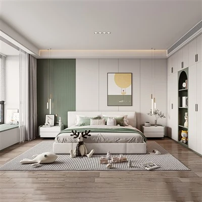 Sage Green Boys hálószobás lakosztály